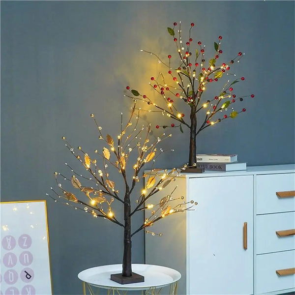 Lighted Spring Tree